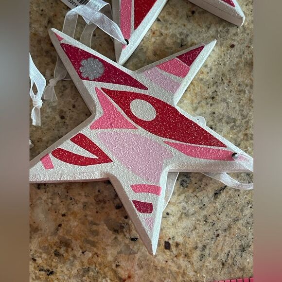 Christmas ornaments wooden (STARS) - Picture 2 of 4